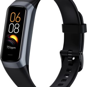 Fitness Tracker with 24/7 Heart Rate Blood Oxygen Sleep Monitor,Activity Tracker with 1.1" AMOLED Touch Color Screen, Multiple Sport Modes Step Counter,IP68 Waterproof for Andriod iPhone Women Men