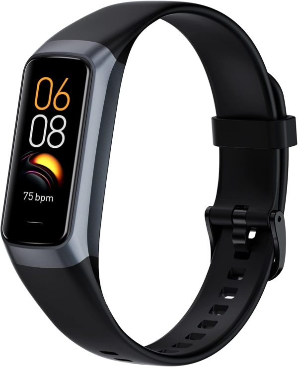 Fitness Tracker with 24/7 Heart Rate Blood Oxygen Sleep Monitor,Activity Tracker with 1.1" AMOLED Touch Color Screen, Multiple Sport Modes Step Counter,IP68 Waterproof for Andriod iPhone Women Men