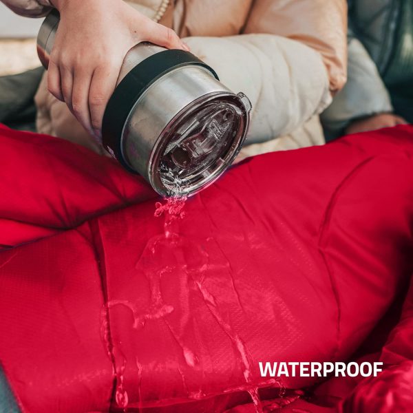 MalloMe Sleeping Bags for Adults Cold Weather & Warm - Backpacking Camping Sleeping Bag for Kids 10-12, Girls, Boys - Lightweight Compact Camping Essentials Gear Accessories Hiking Sleep Must Haves - Image 8