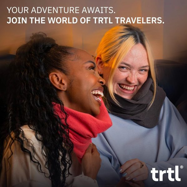 trtl Travel and Airplane Pillow - Real Sleeping Experience on Long Flights - Neck and Shoulder Support - Super-Soft, Lightweight, Easy-to-Carry, and Machine-Washable Flight Pillow - Image 6